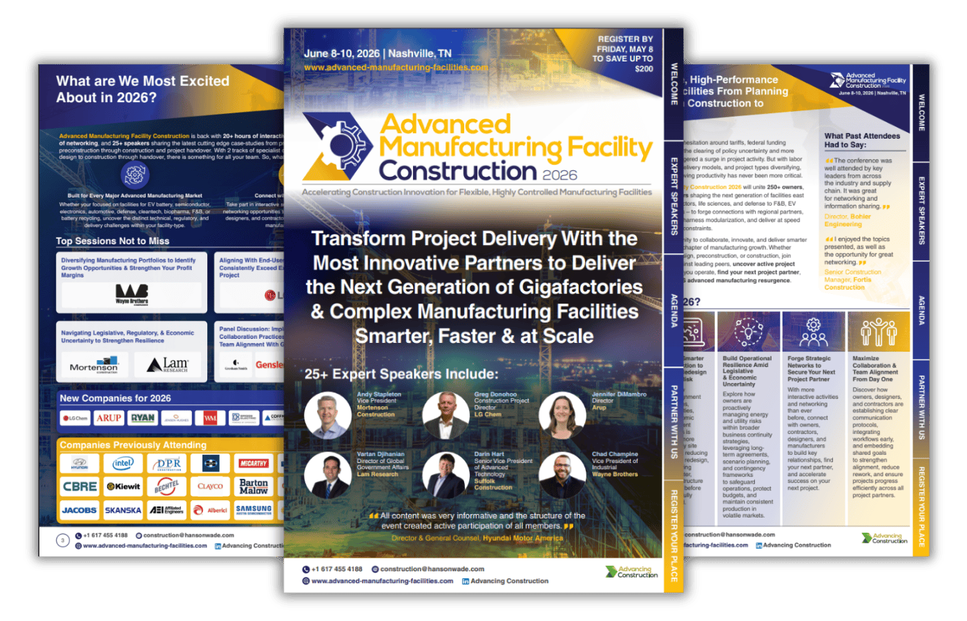 Advanced Manufacturing Facility Construction 2026 Full Event Guide Image