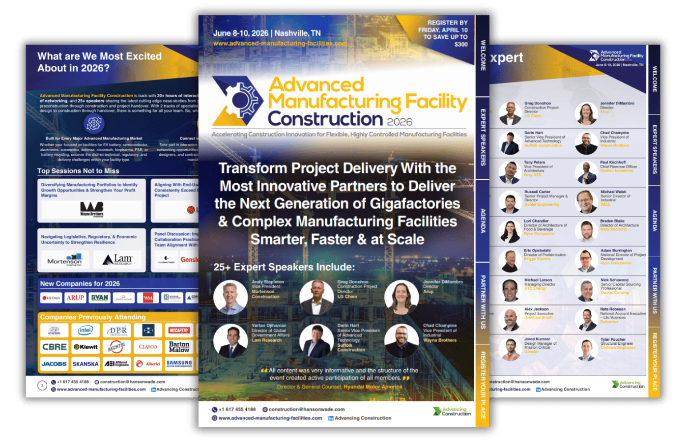 Advanced Manufacturing Facility Construction 2026 Full Event Guide Image